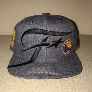 Golden State Warriors Conference champ hat.